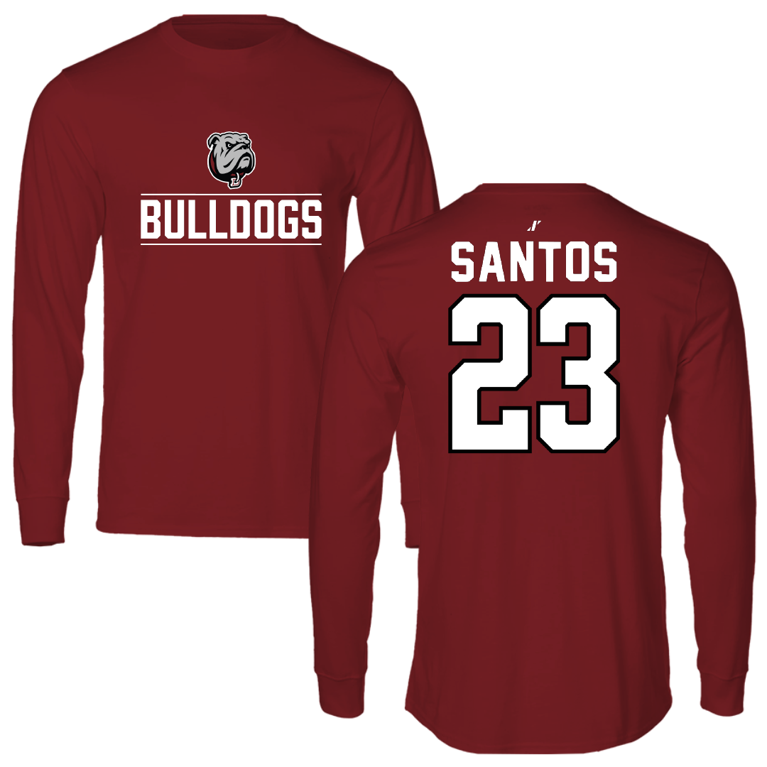 Dean College Soccer Cardinal General Long Sleeve - #23 Liam Santos