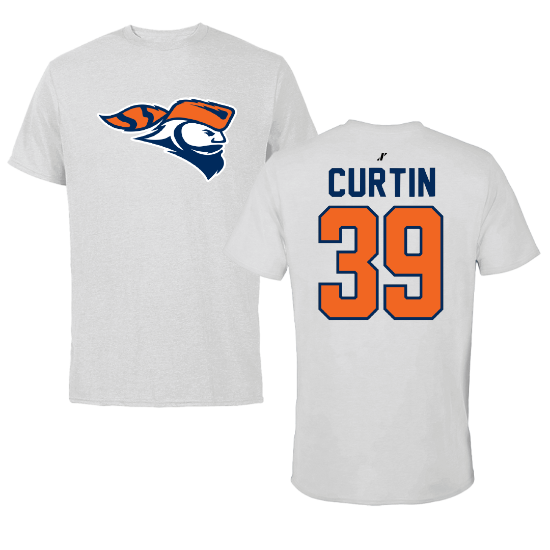 Carroll University Football Light Gray Tee - #39 Braedon Curtin