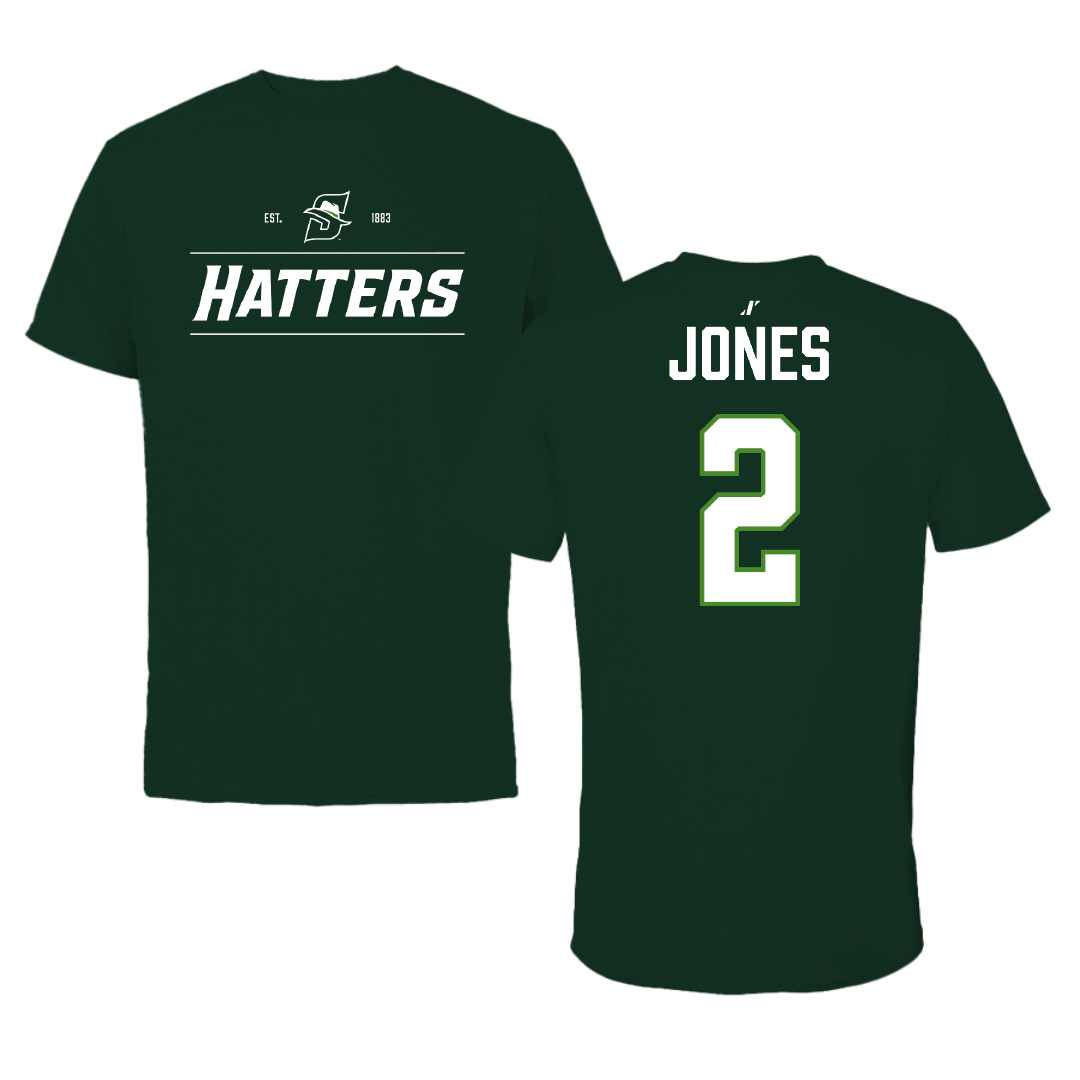 Stetson University Basketball (M) Forest Green General Tee - #2 Isaac Jones