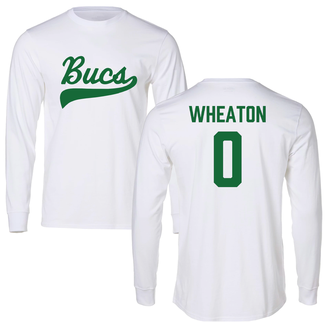 Shelton State Community College Flag Football (W) White Long Sleeve - #0 Addison Wheaton