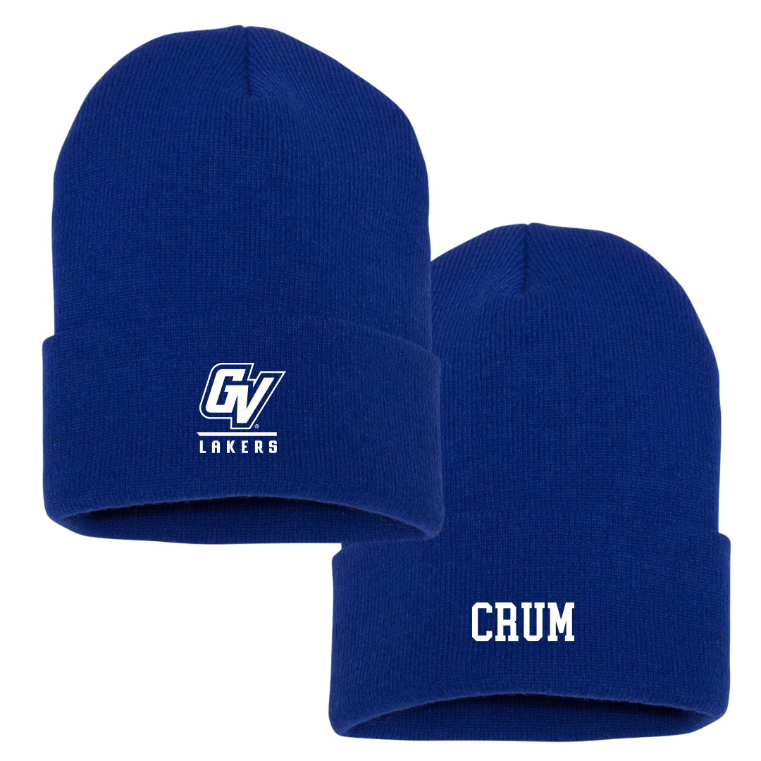 Grand Valley State University TF and XC Blue Beanie - Alec Crum