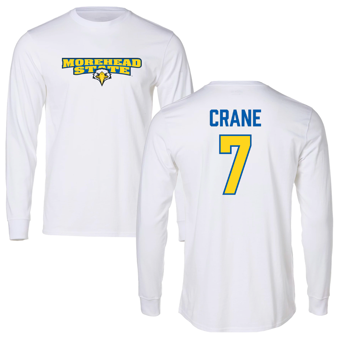 Morehead State University Football White Long Sleeve - #7 Drayson Crane
