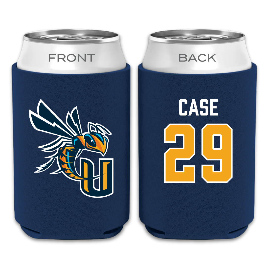 Cedarville University Baseball Navy Can Cooler - #29 Landon Case