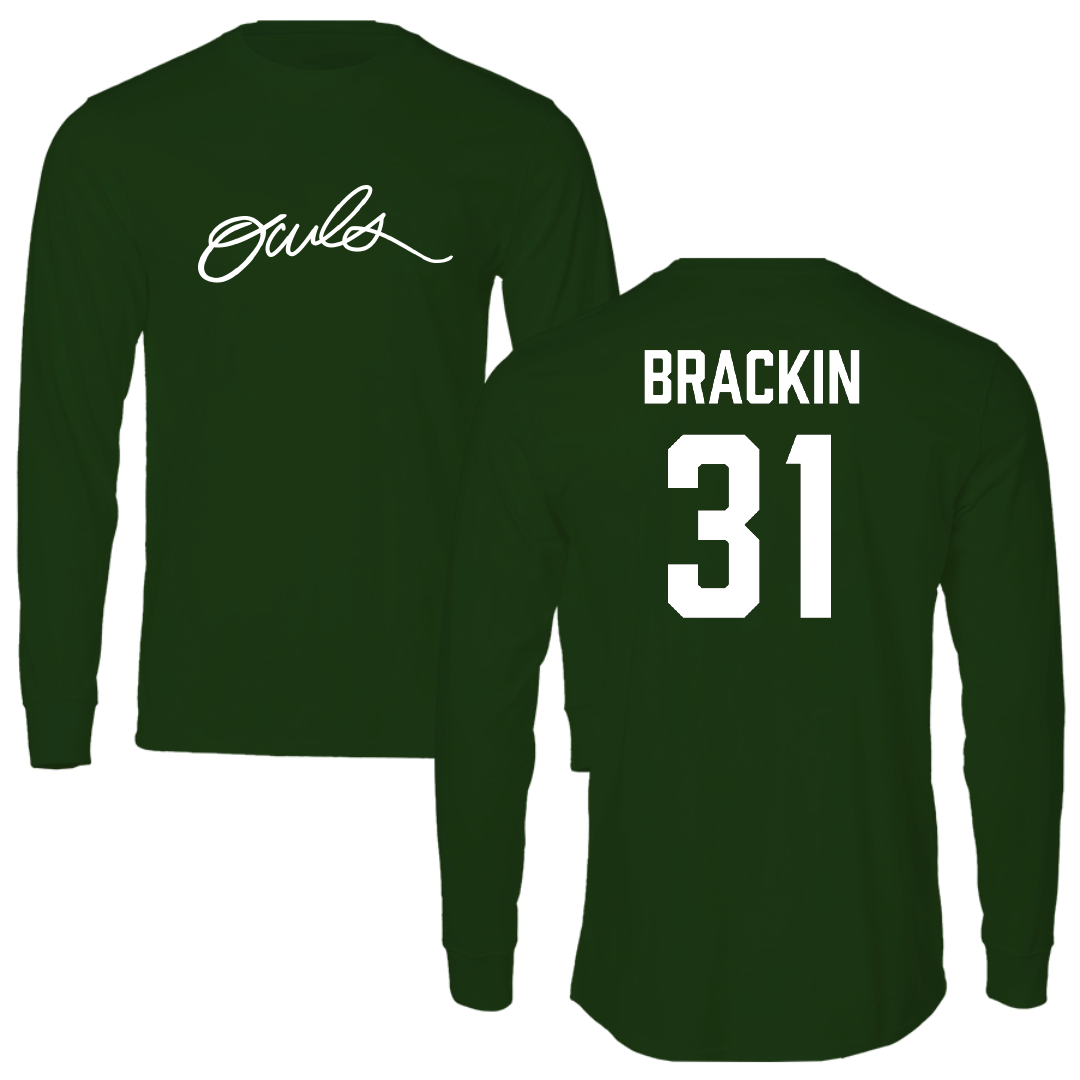William Woods University Lacrosse (M) Forest Green Long Sleeve - #31 Jack Brackin