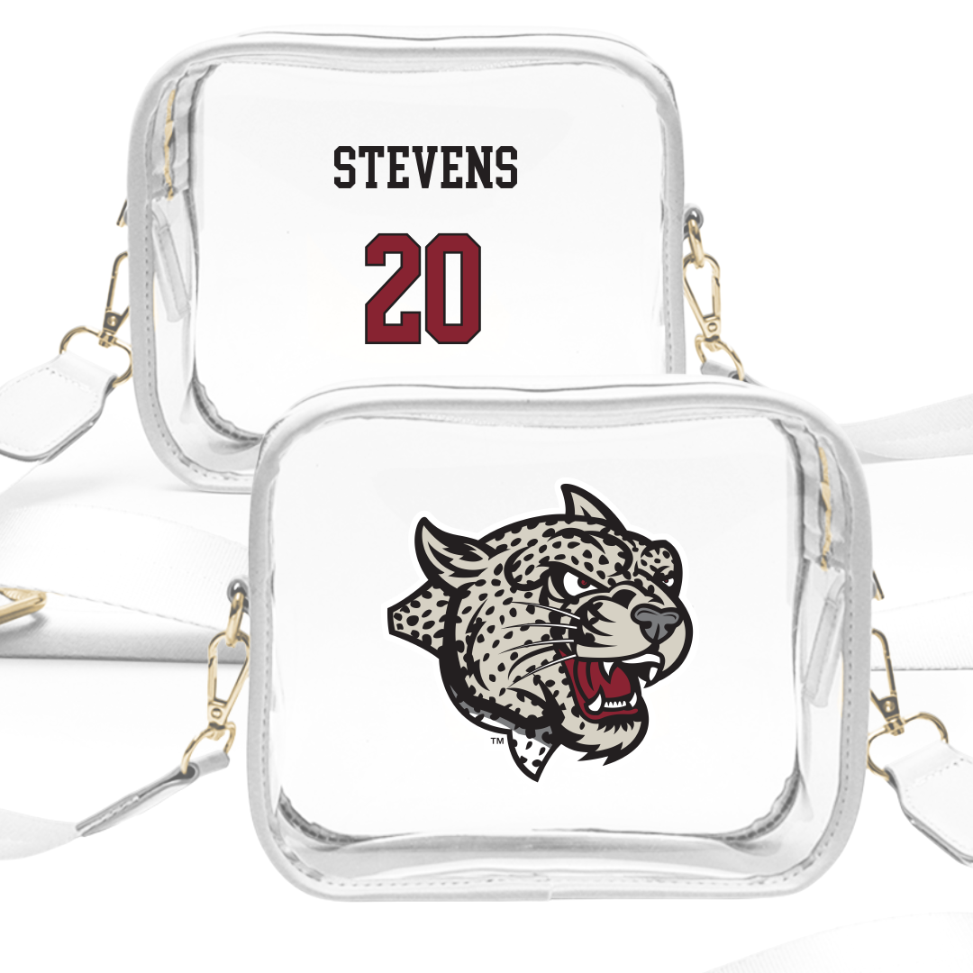 Lafayette College Football White Clear Stadium Bag - #20 Robert Stevens