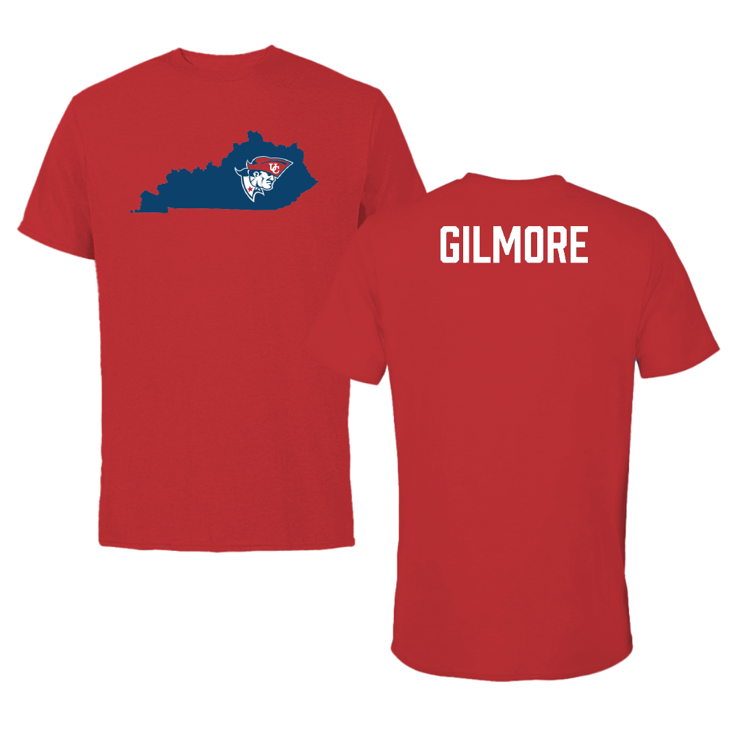 University of the Cumberlands Wrestling (W) Red State Performance Tee - Genesis Gilmore