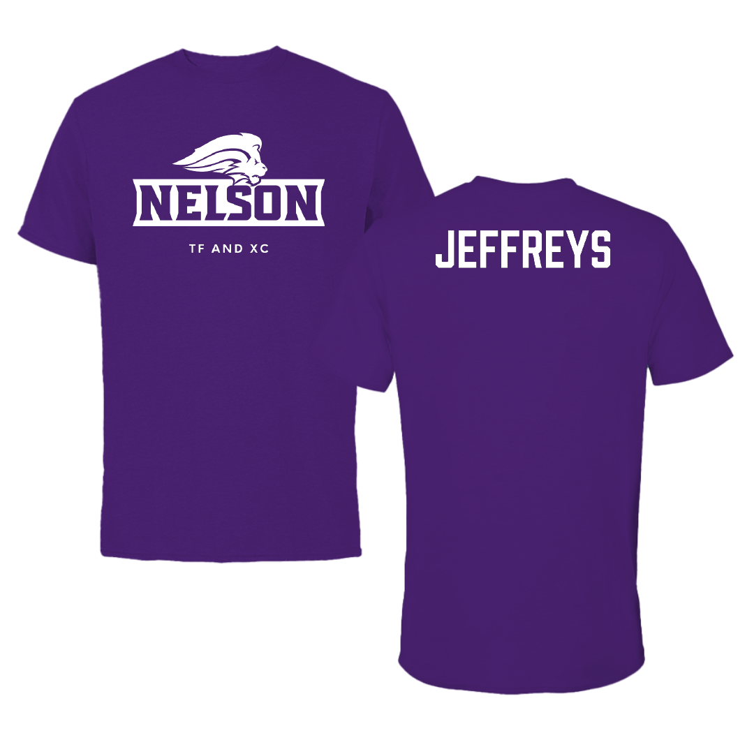 Nelson University TF and XC Purple Tee - Bella Jeffreys
