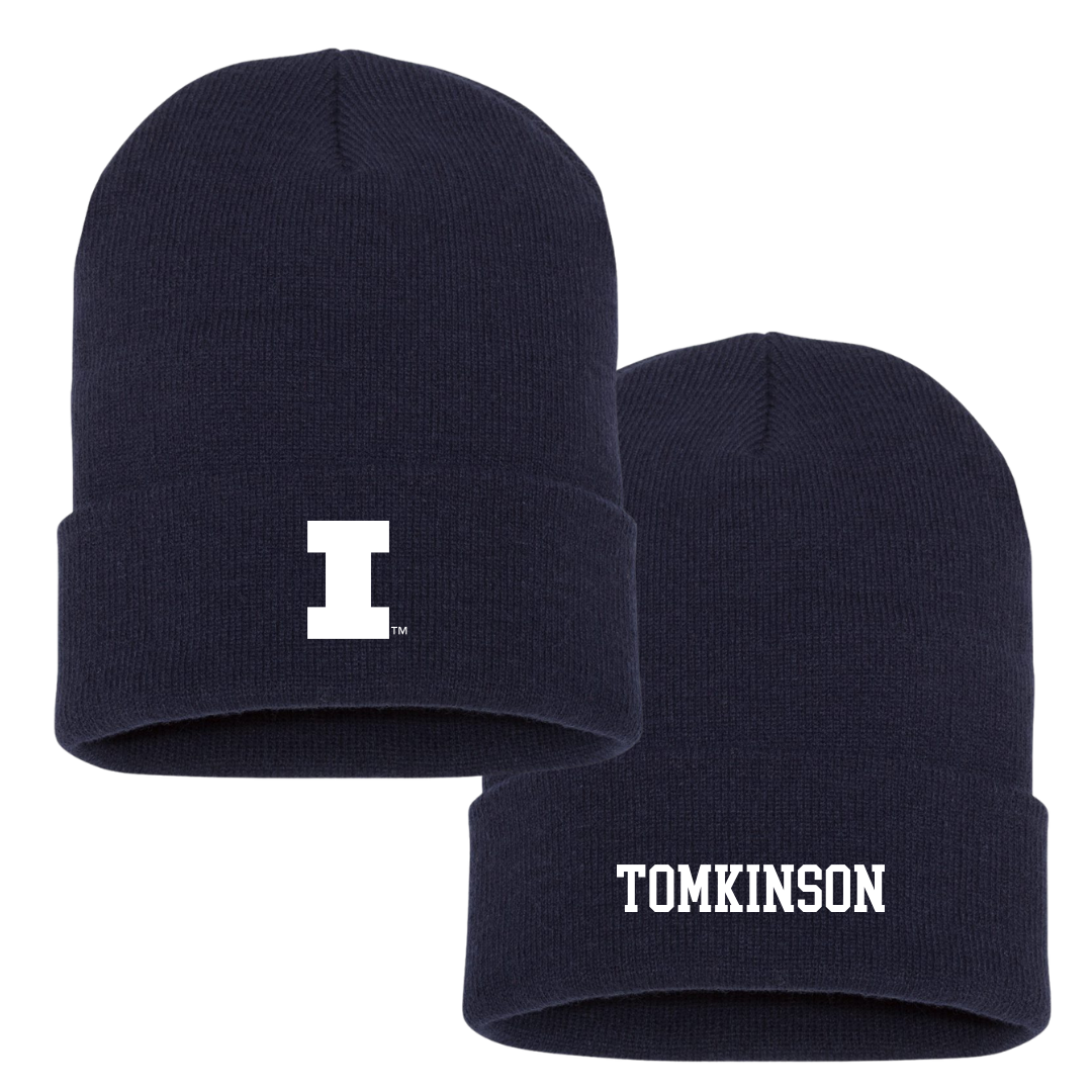 University of Illinois Volleyball (W) Navy Beanie - #1 Auburn Tomkinson