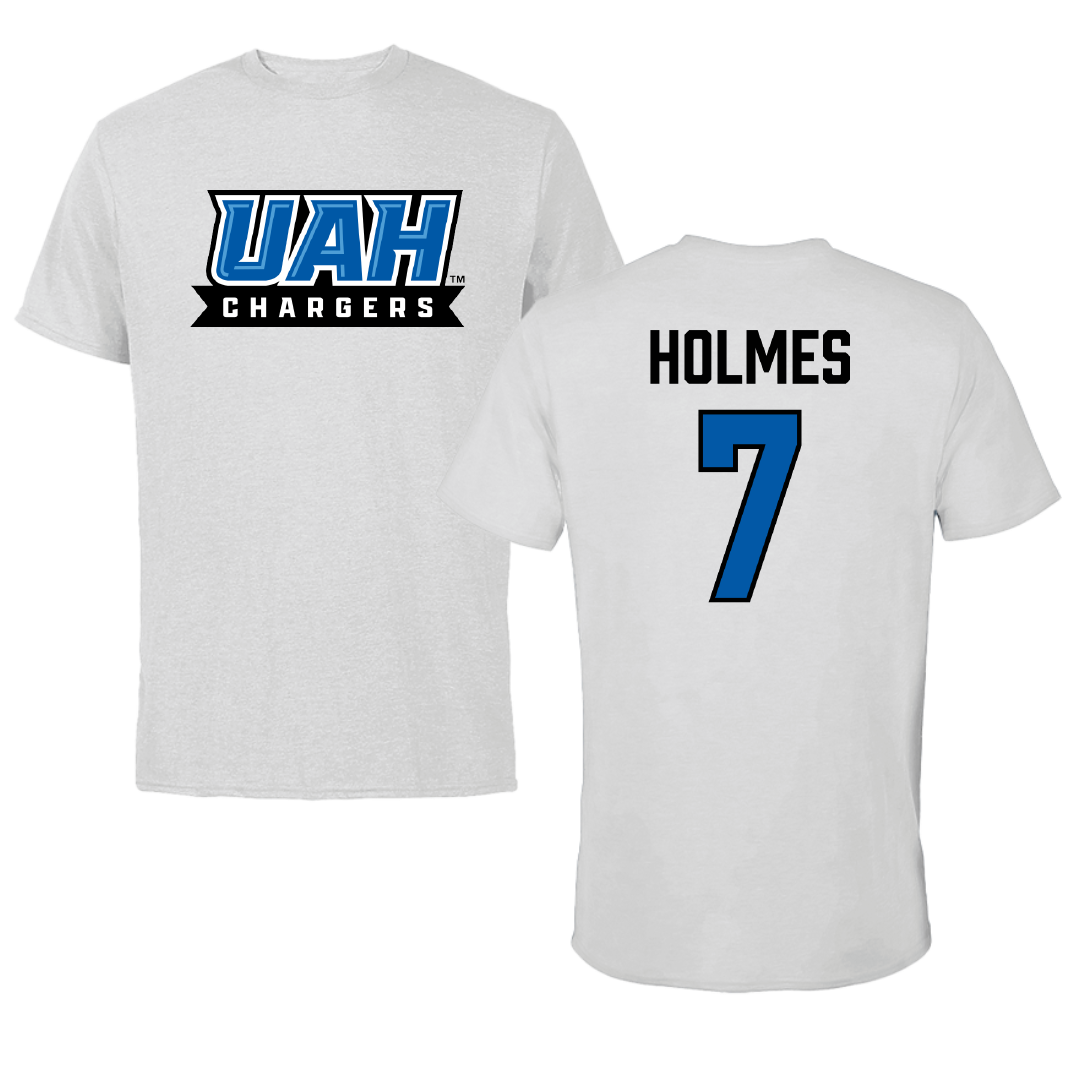 Huntsville Lacrosse (M) Light Gray Tee - #7 Ryker Holmes