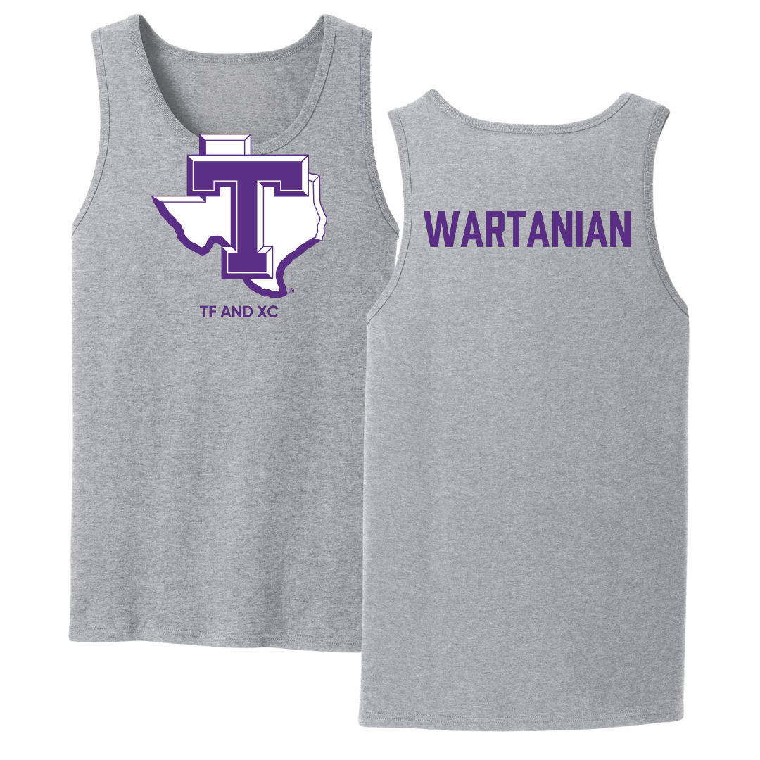 Tarleton State University TF and XC Sport Gray Tank Top - Nellie Wartanian