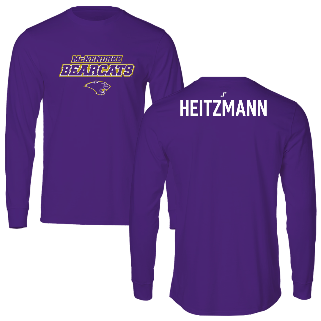 McKendree University Swimming & Diving Purple General Performance Long Sleeve - Presley Heitzmann