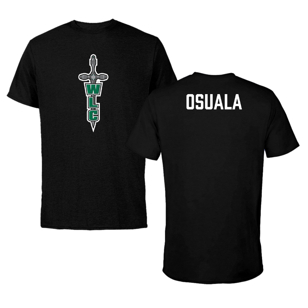 Wisconsin Lutheran College TF and XC Black Tee - Abuchi Osuala