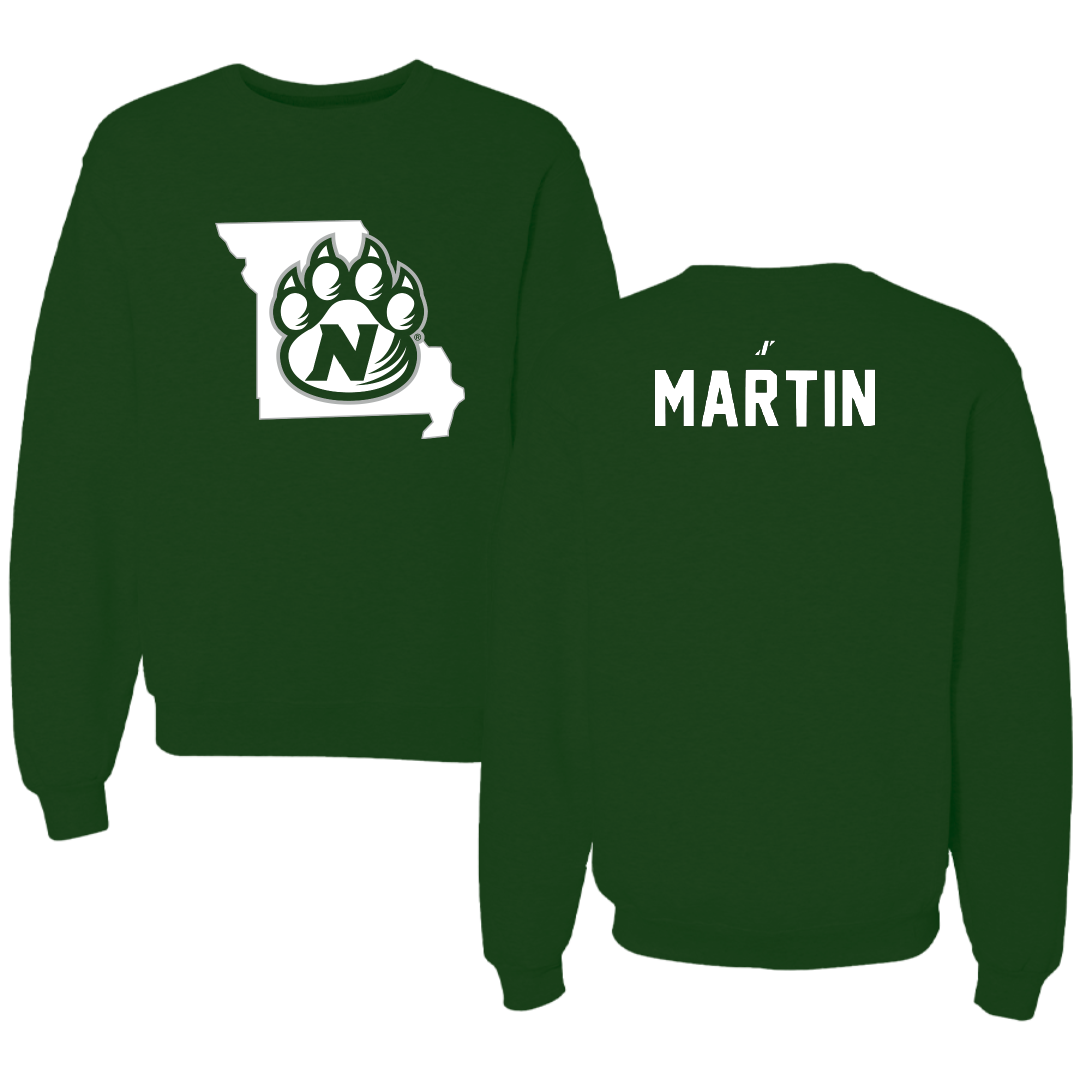 Northwest Missouri State University TF and XC Forest Green State Crewneck - Owen Martin