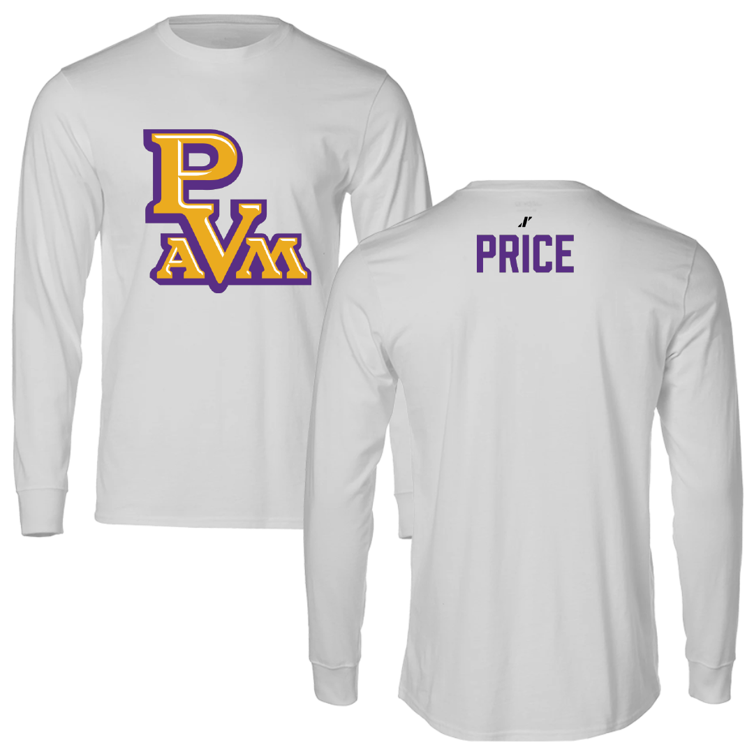 Prairie View A&M University TF and XC Light Gray Performance Long Sleeve - Miracle Price