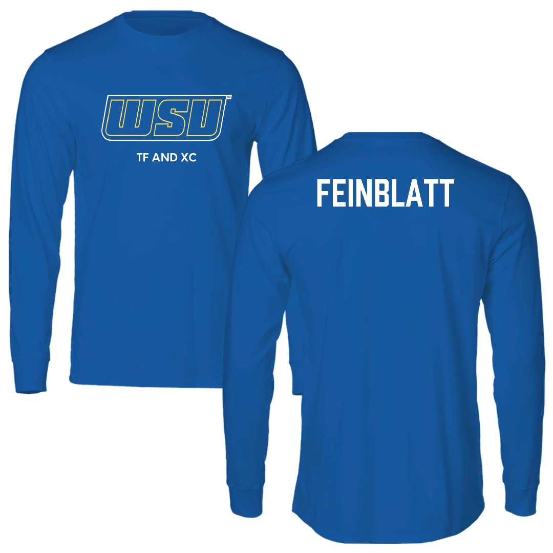 Worcester State University TF and XC Blue Long Sleeve - Andrew Feinblatt