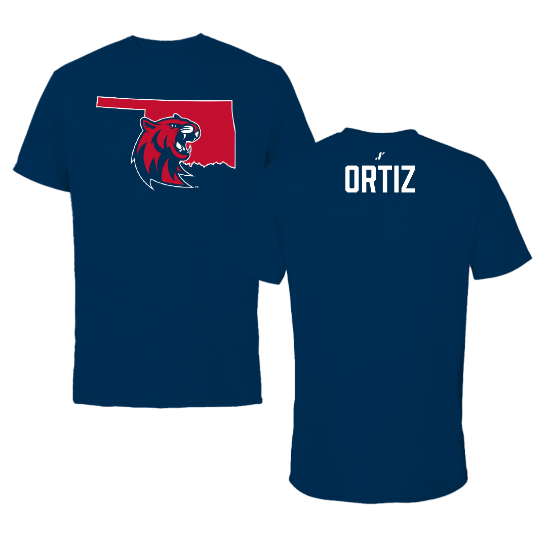 Rogers State University Dance Navy State Tee - Lily Ortiz