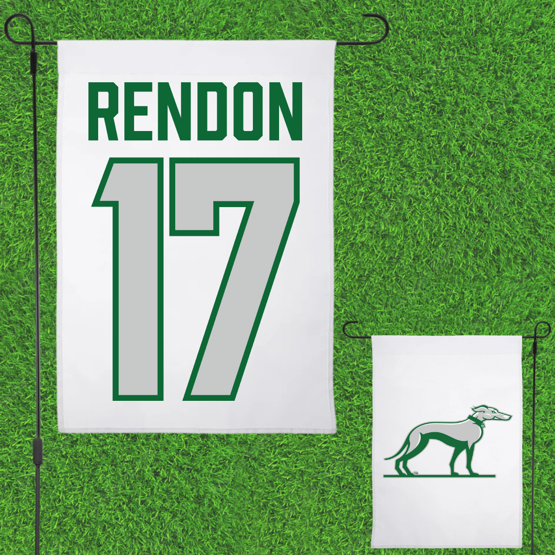 Eastern New Mexico University Baseball White Garden Flag - #17 Jadon Rendon