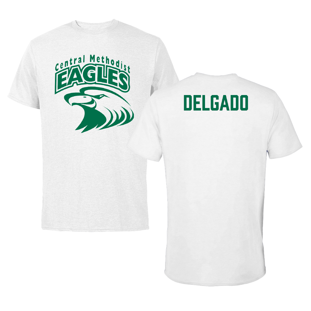 Central Methodist University Football White Tee - Antonio Delgado