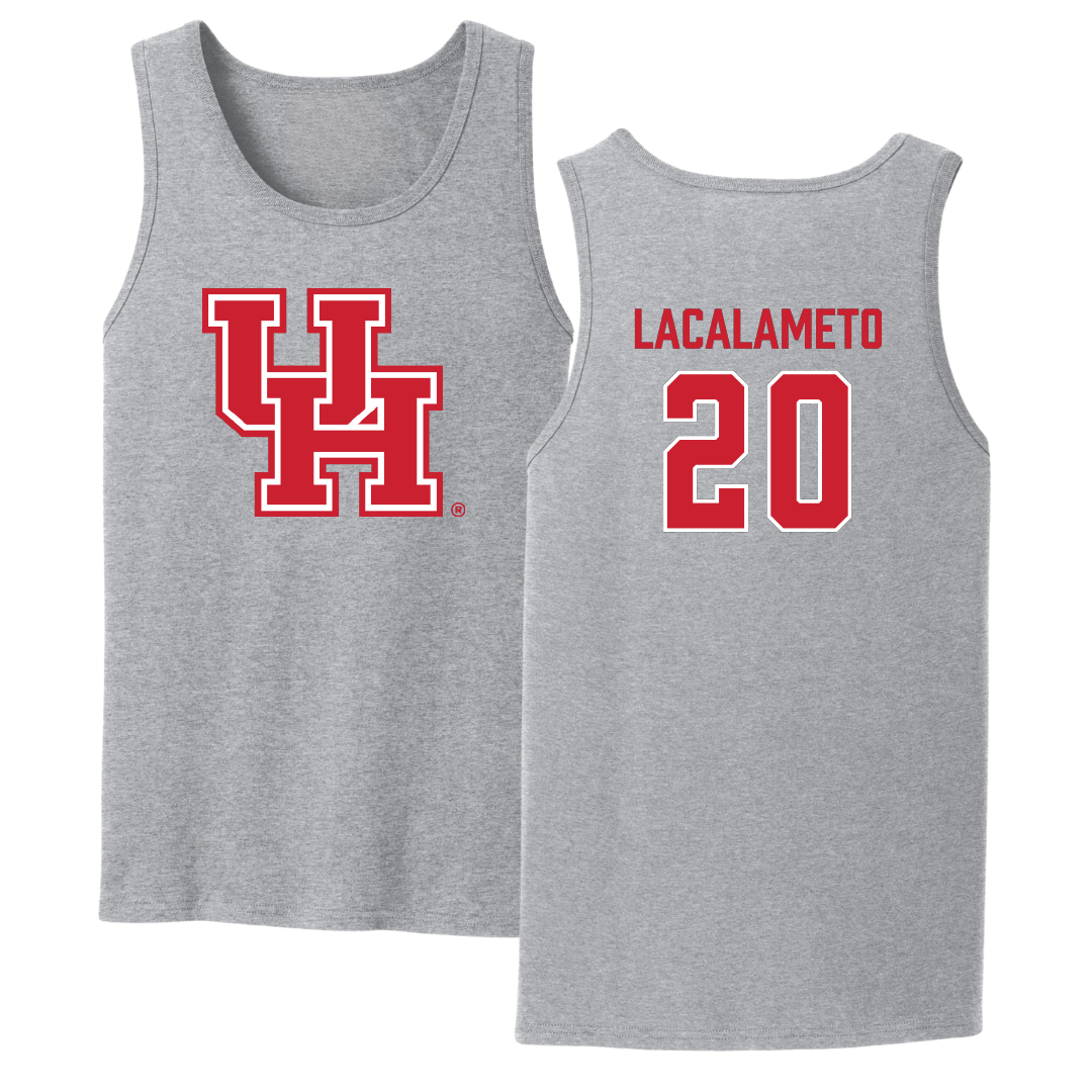 University of Houston Baseball Sport Gray Tank Top - #20 Kyle LaCalameto