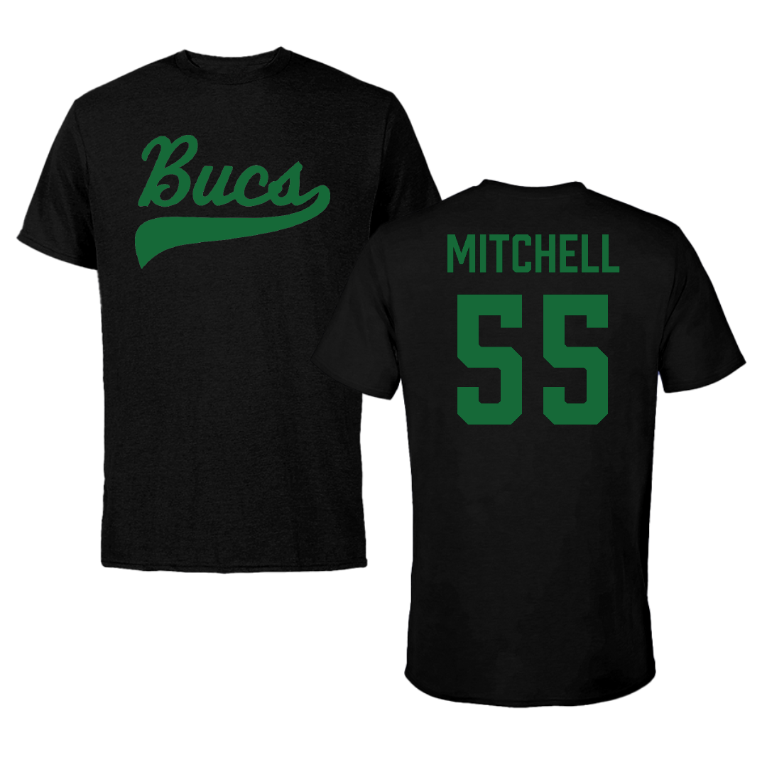 Shelton State Community College Softball Black Tee - #55 Chloe Mitchell