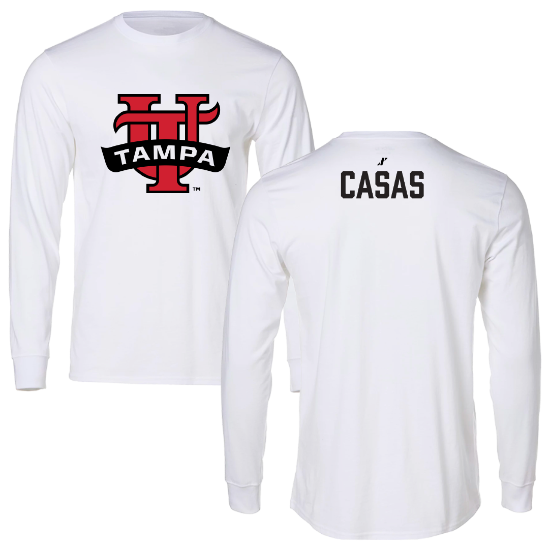University of Tampa Tennis (W) White Long Sleeve - Nicole Casas