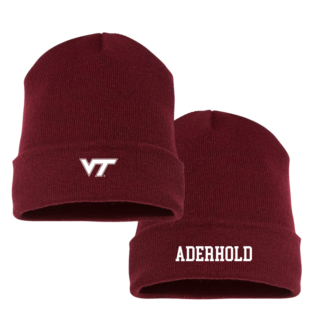 Virginia Tech Cheer Maroon Beanie - Hays Aderhold