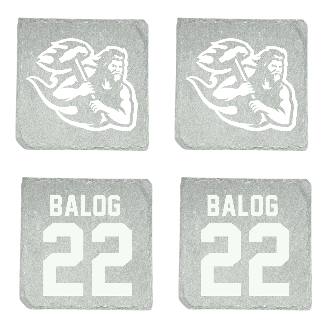 PennWest California Basketball Stone Coaster (4 Pack)  - #22 Trinity Balog