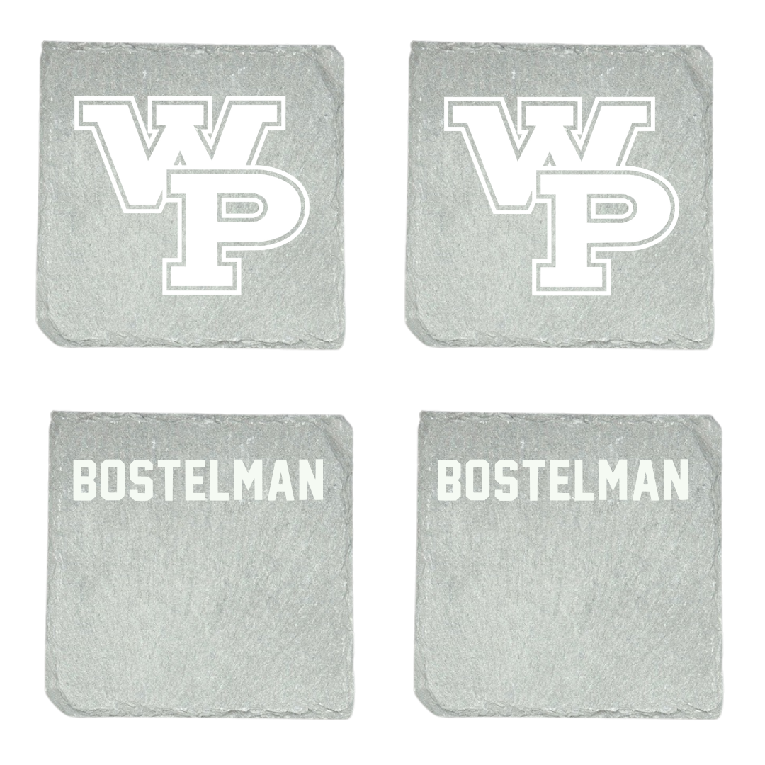 William Penn University Wrestling (W) Stone Coaster (4 Pack)  - Kendall Bostelman