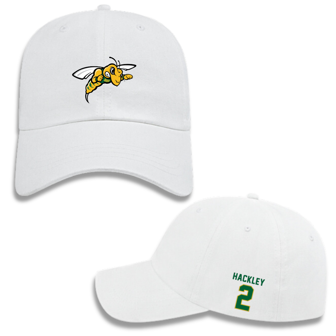 Black Hills State University Basketball (M) White Hat - #2 Jaeton Hackley