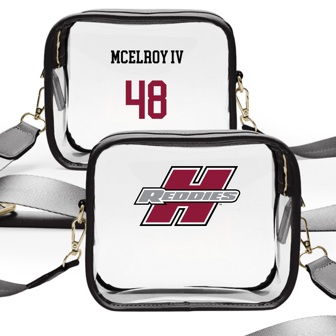 Henderson State University Football Black Clear Stadium Bag - #48 Jesse McElroy IV