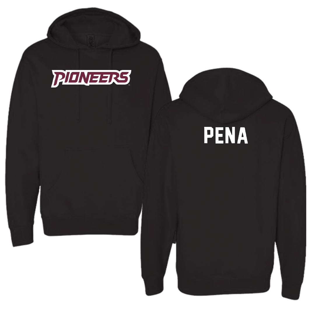 Texas Woman's University Wrestling Black Hoodie - Victoria Pena