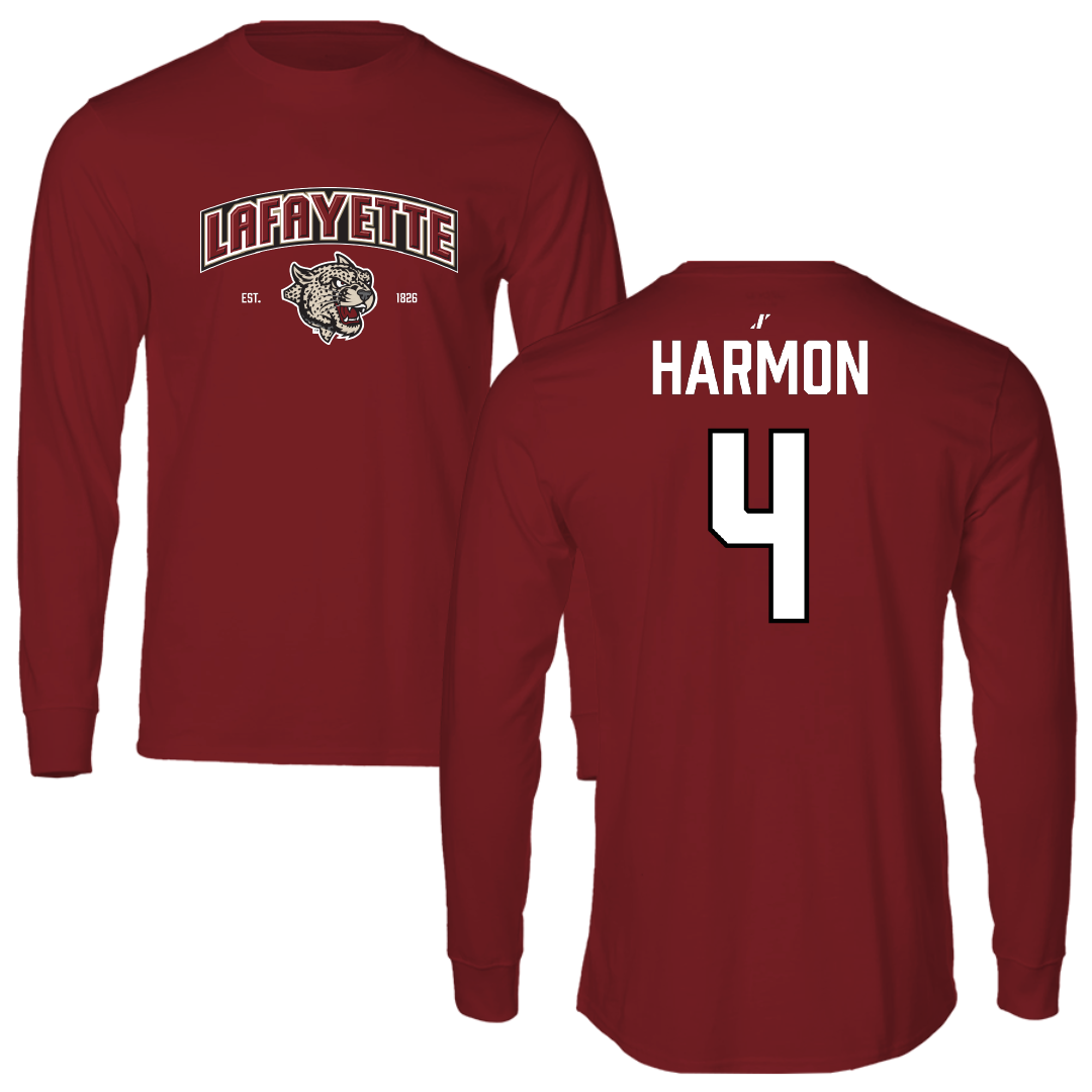 Lafayette College Soccer Cardinal General Long Sleeve - #4 Emma Harmon