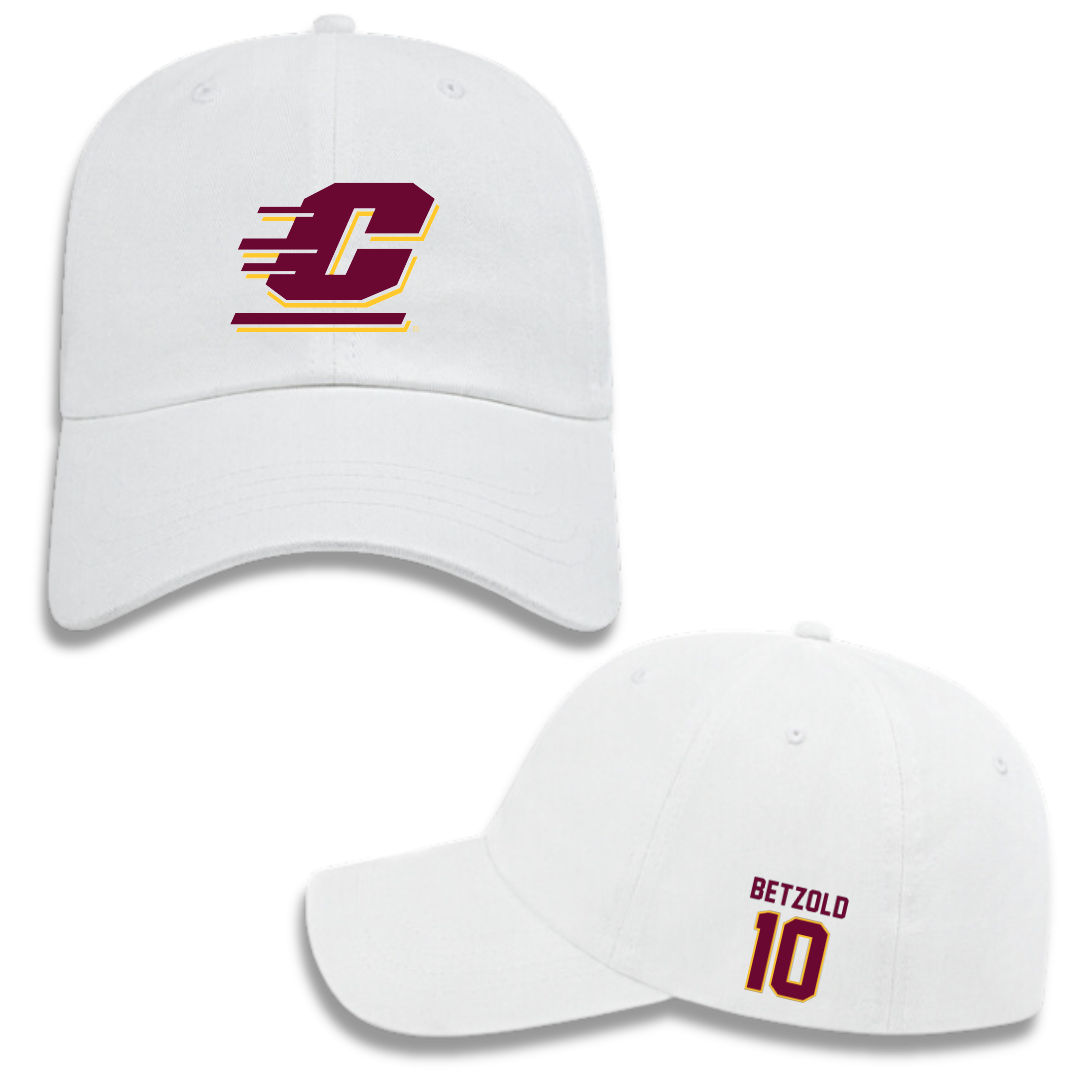 Central Michigan University Soccer (W) White Hat - #10 Ella Betzold