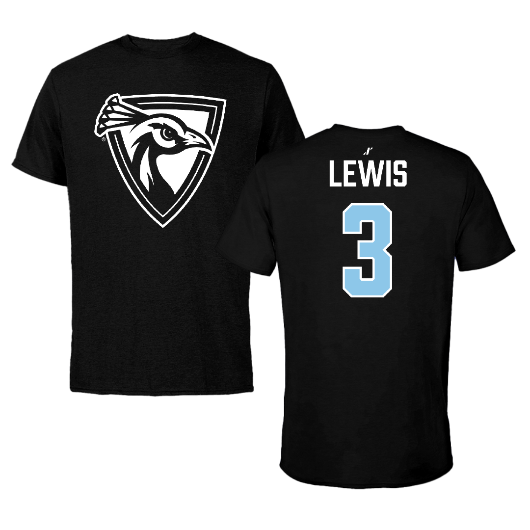 Upper Iowa University Basketball (M) Black Tee - #3 Trey Lewis