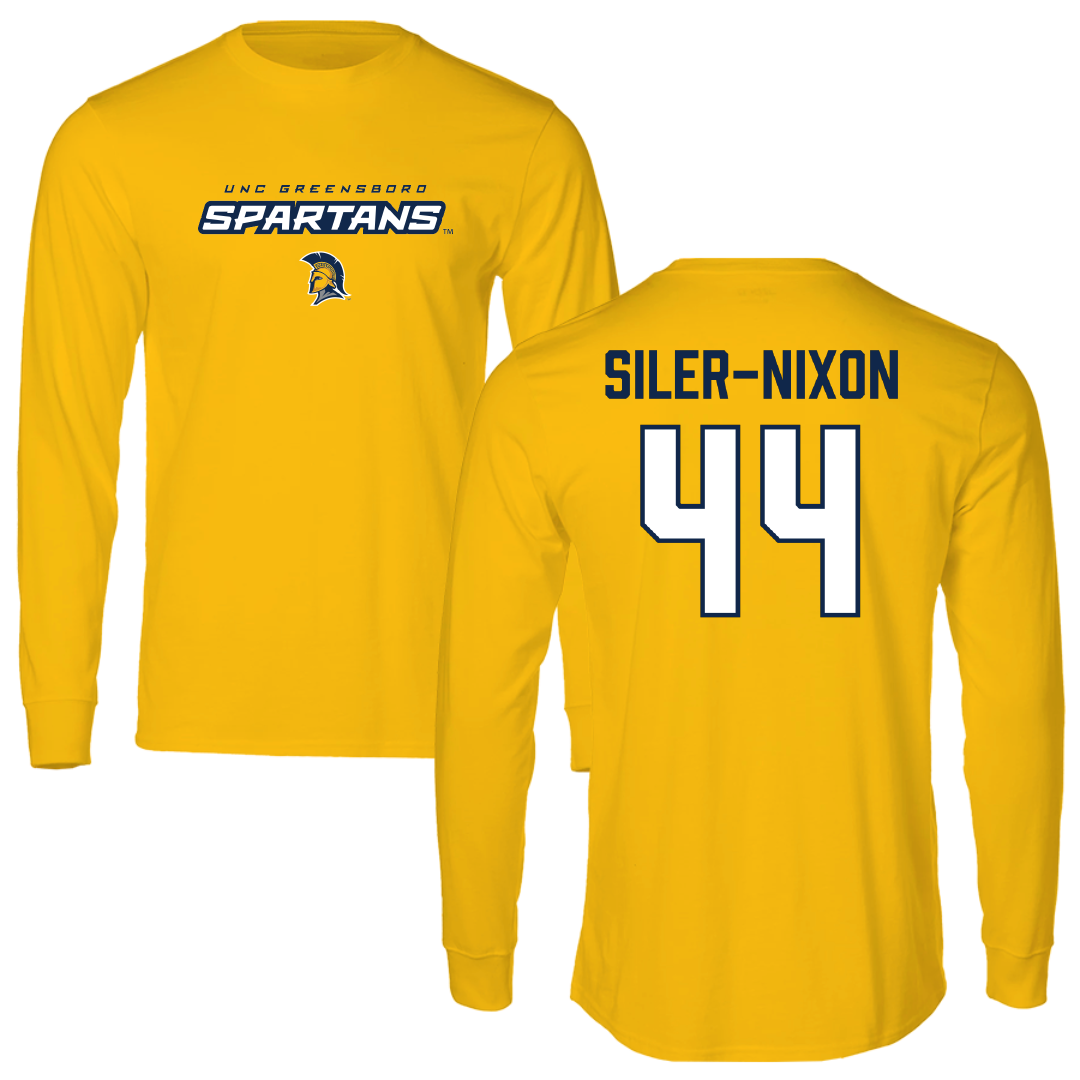 UNC Greensboro Volleyball (W) Gold Long Sleeve - #44 Connore' Siler-Nixon