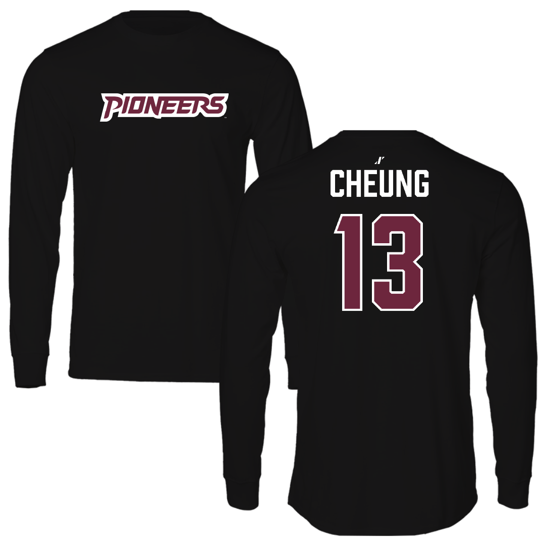 Texas Woman's University STUNT Black Long Sleeve - #13 Iris Cheung