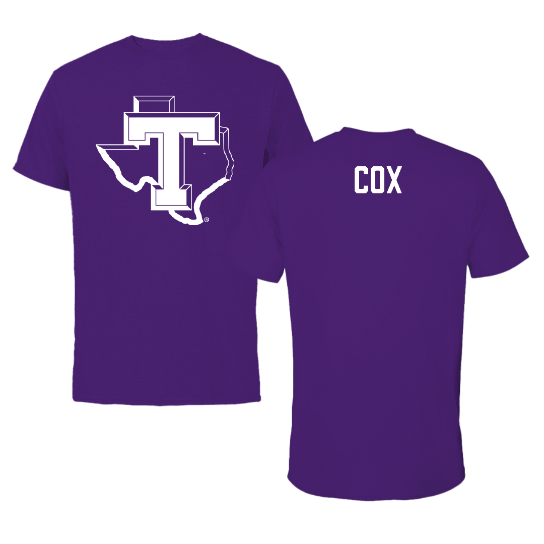 Tarleton State University TF and XC Purple Performance Tee - CaTerrin Cox