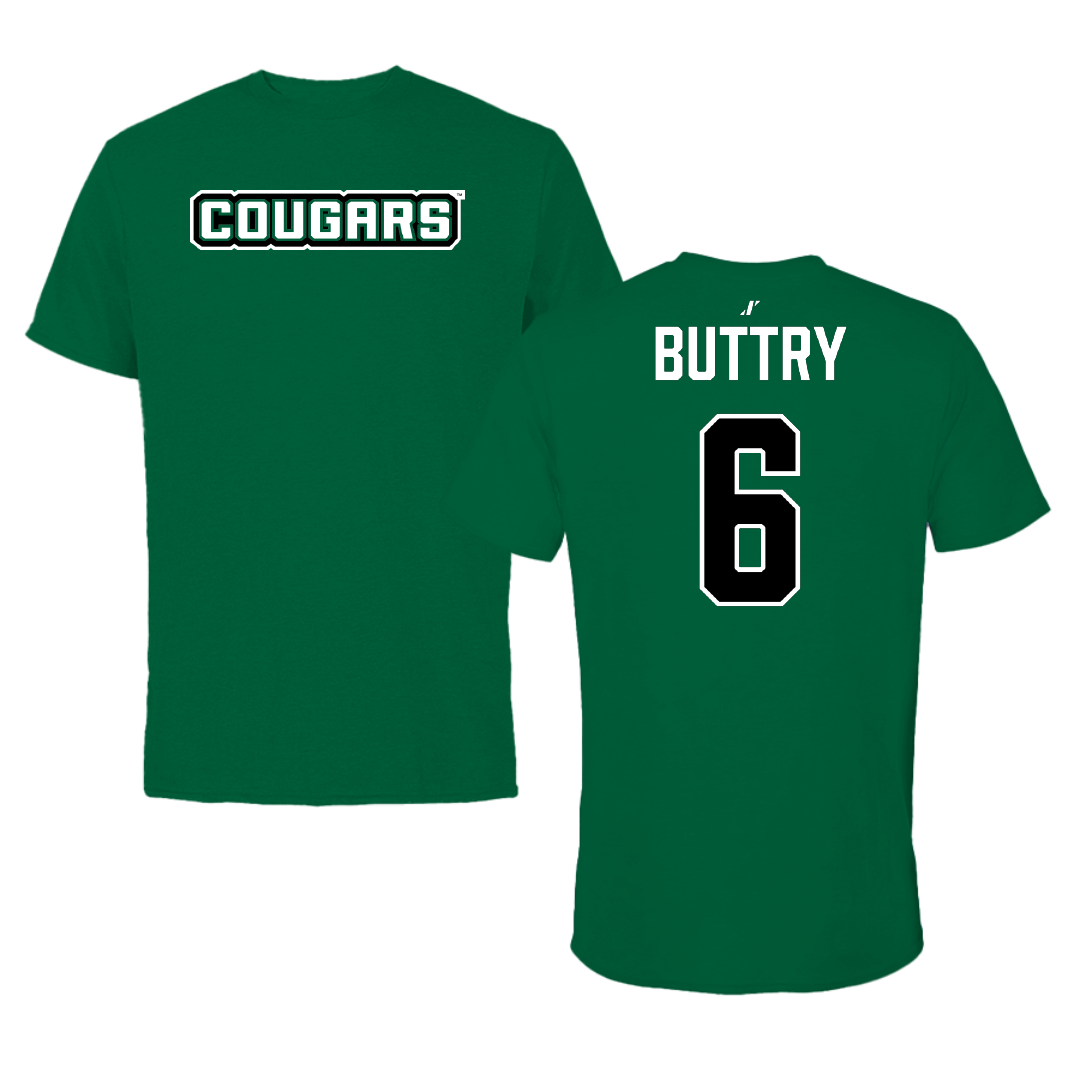 Chicago State University Volleyball (W) Green Tee - #6 Tenese Buttry