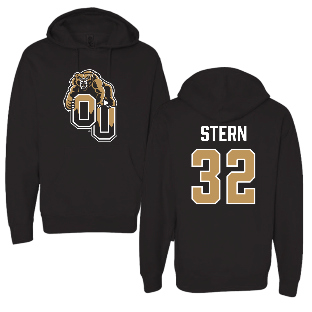 Oakland University Ice Hockey (M) Black Hoodie - #32 Jonah Stern
