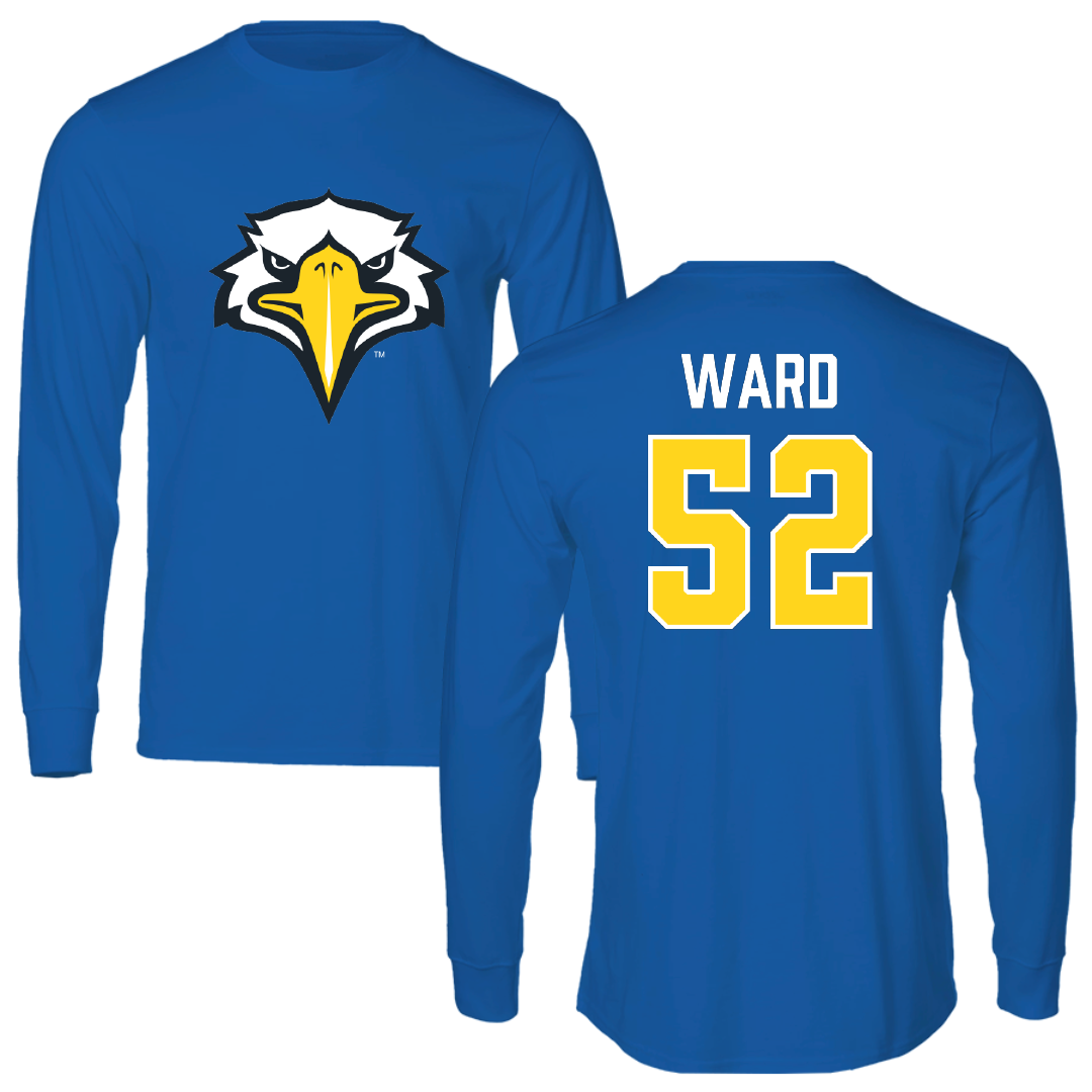Morehead State University Football Blue Long Sleeve - #52 Frank Ward