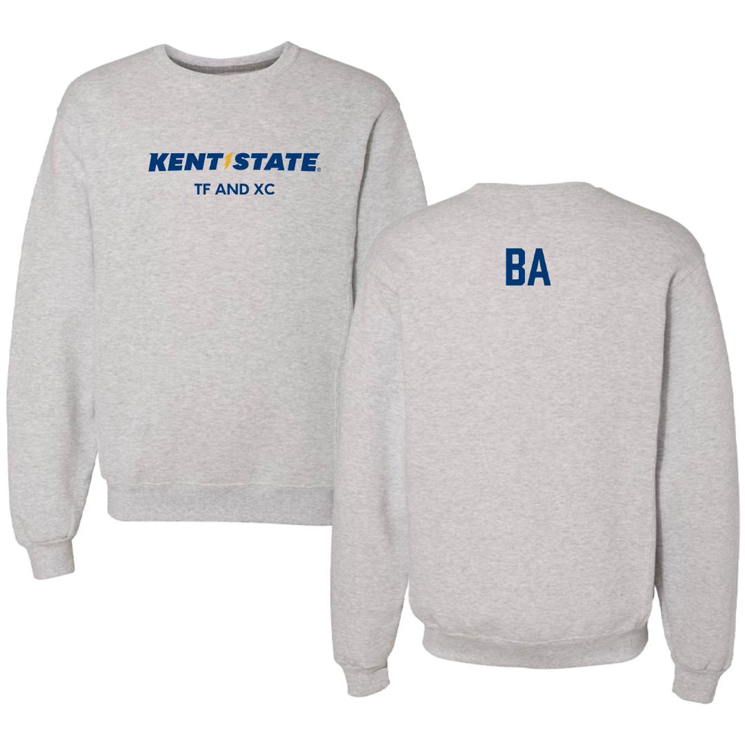 Kent State University TF and XC Light Gray Crewneck - Baidy Ba