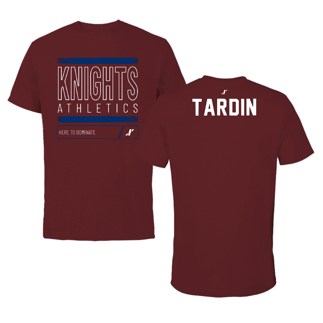 Fairleigh Dickinson University-Metropolitan Campus Tennis Maroon Dominate Performance Tee - Fernando Tardin