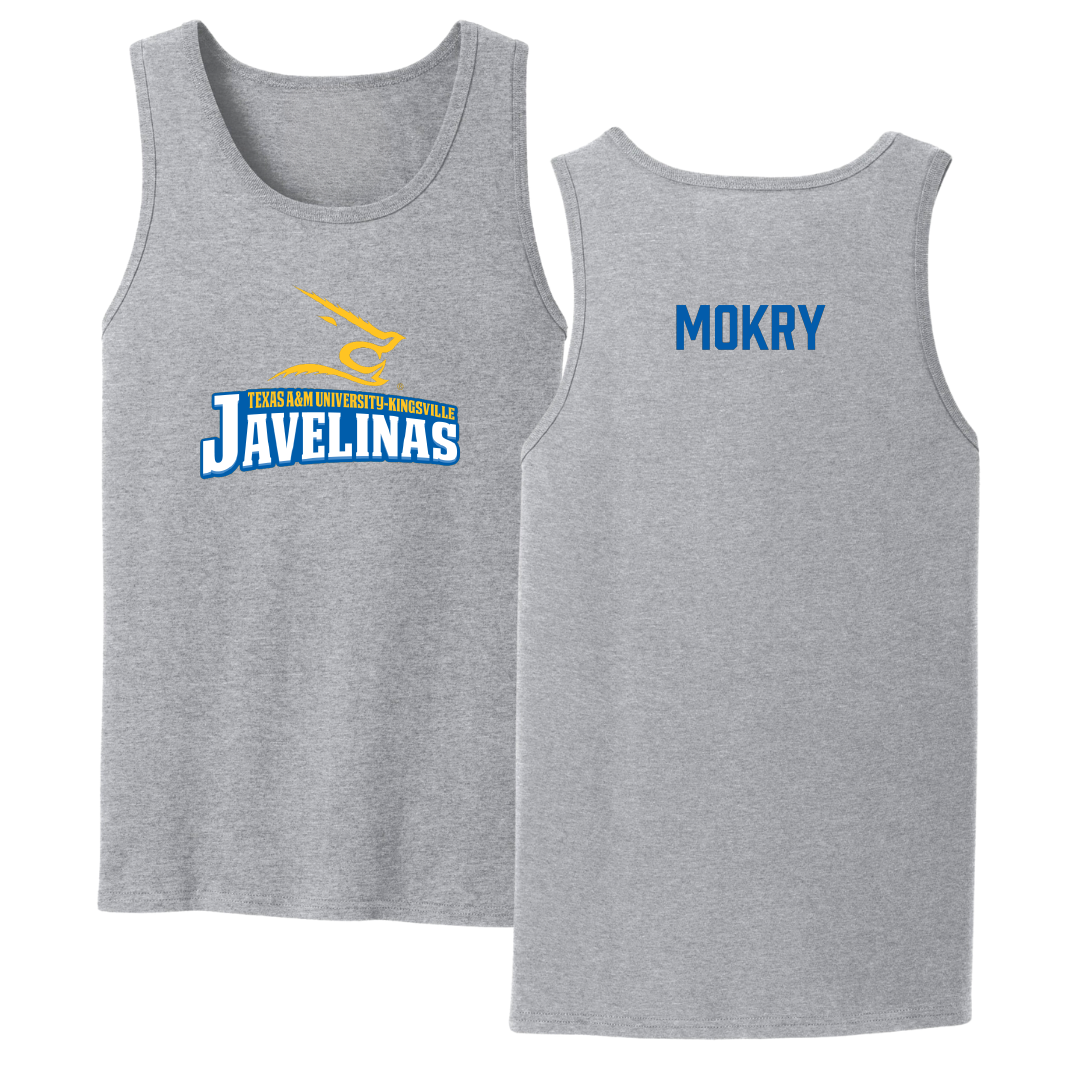 Texas A&M University-Kingsville Golf Sport Gray Tank Top - Cesilee Mokry
