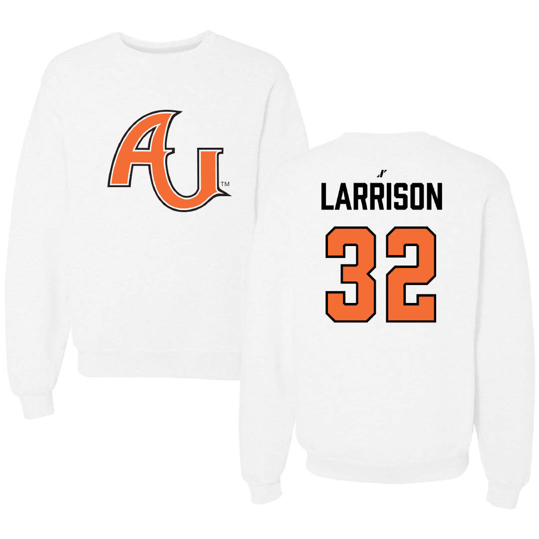 Anderson University (Indiana) Basketball White Crewneck - #32 Bella Larrison