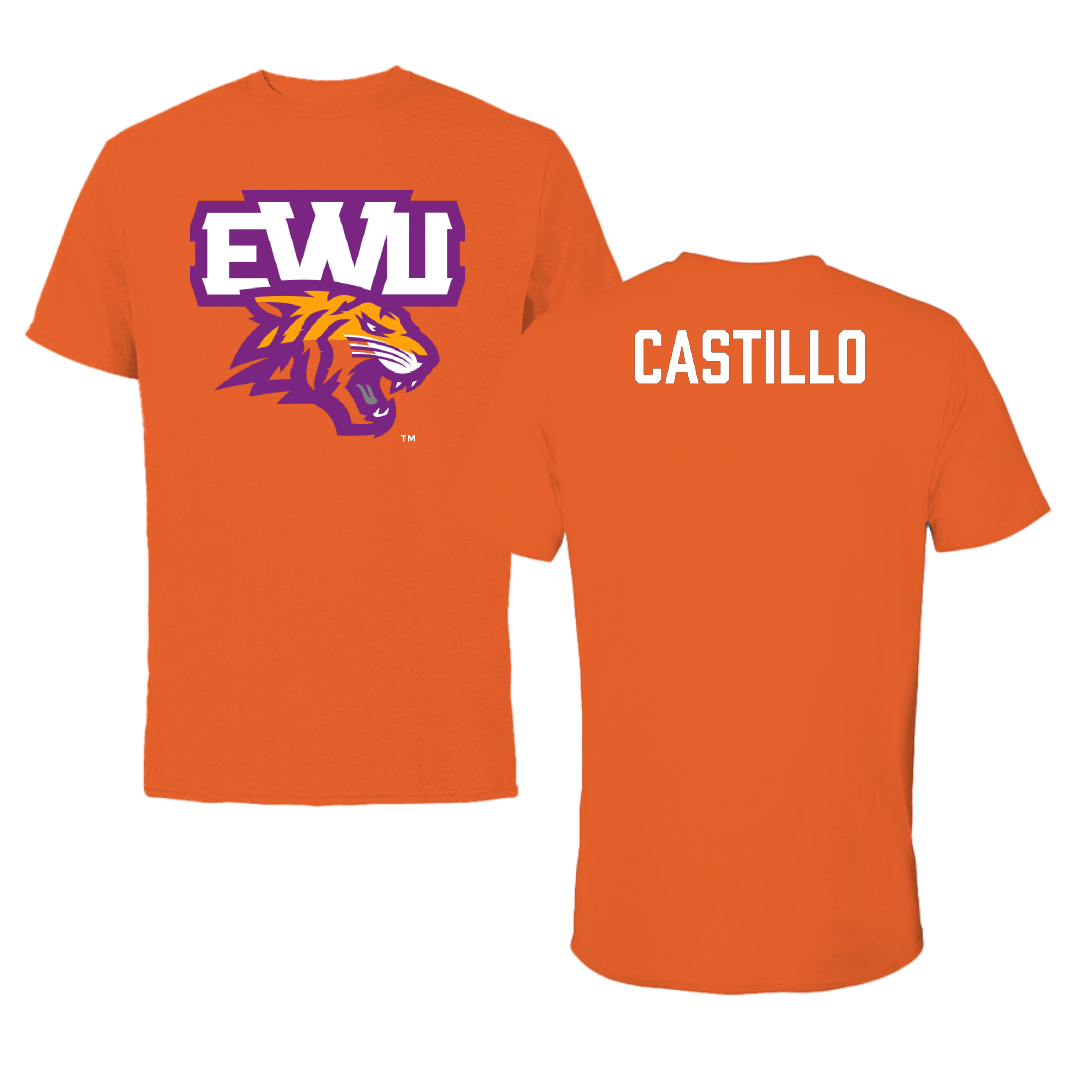 Edward Waters University Golf (W) Orange Performance Tee - Micah Castillo