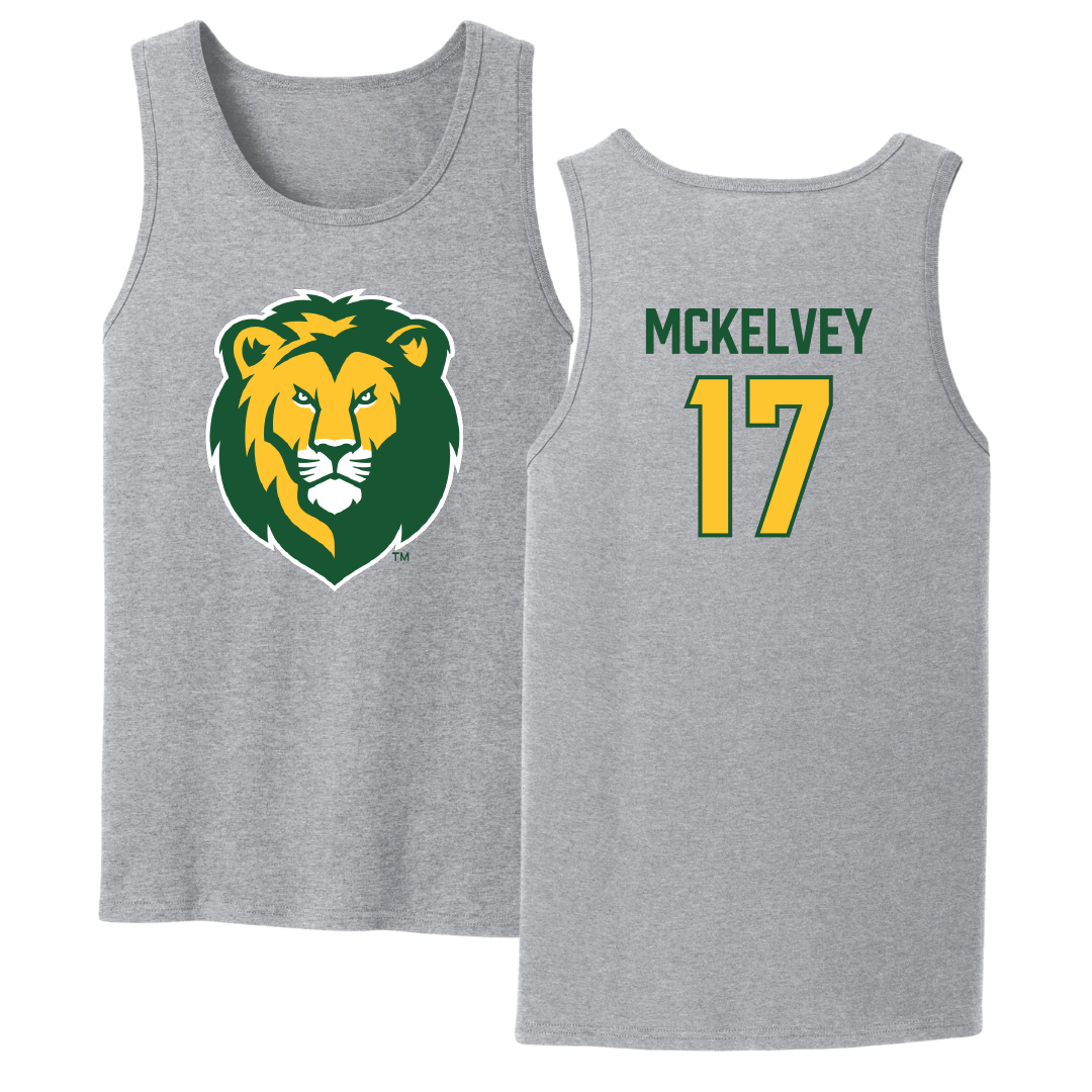 Southeastern Louisiana University Volleyball Sport Gray Tank Top - #17 Kyra McKelvey