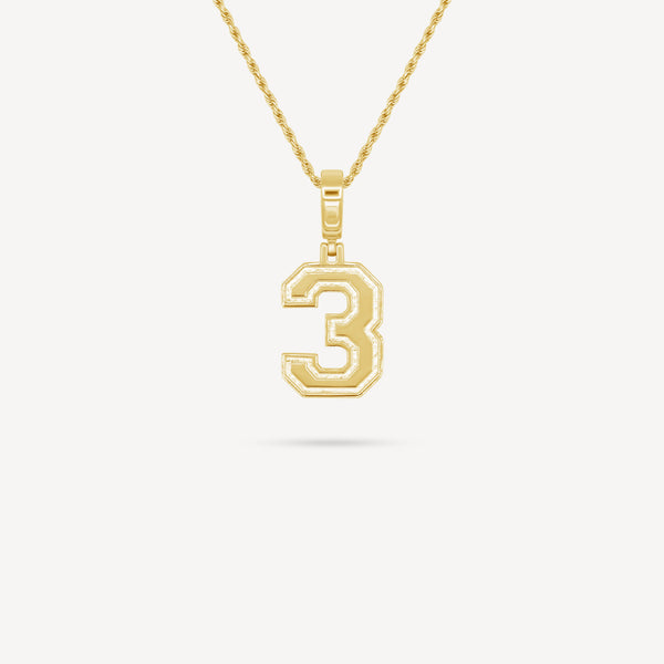 Gold Presidents Pendant and Chain - #3 Josie Villarreal