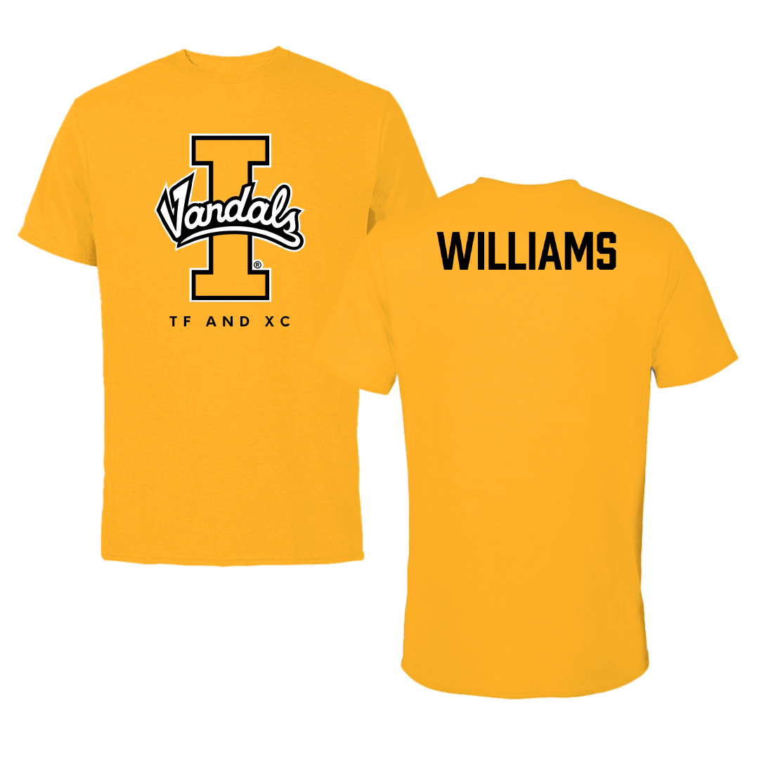 University of Idaho TF and XC Gold Tee - Jackson Williams