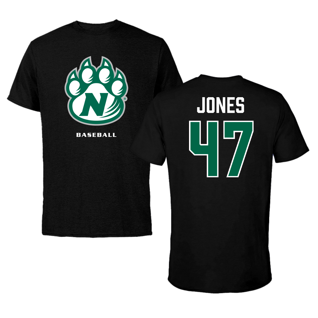 Northwest Missouri State University Baseball Black Tee - #47 Chase Jones