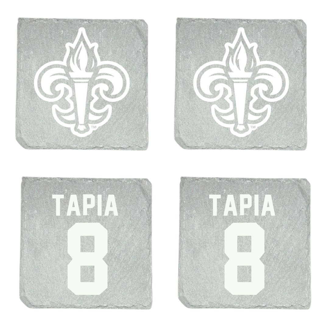 Lurleen B. Wallace Community College Baseball Stone Coaster (4 Pack)  - #8 Miguel Tapia